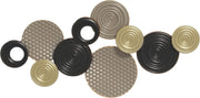 Modern Metal Wall Art – Multi-Disc Hanging Decor for Living Room