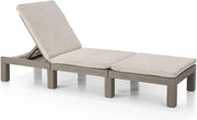 Rattan Effect Reclining Sun Lounger with Cushion Cappuccino 4-Position Chair