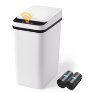 2.6 Gallon Touchless Motion Sensor Bathroom Trash Can Black