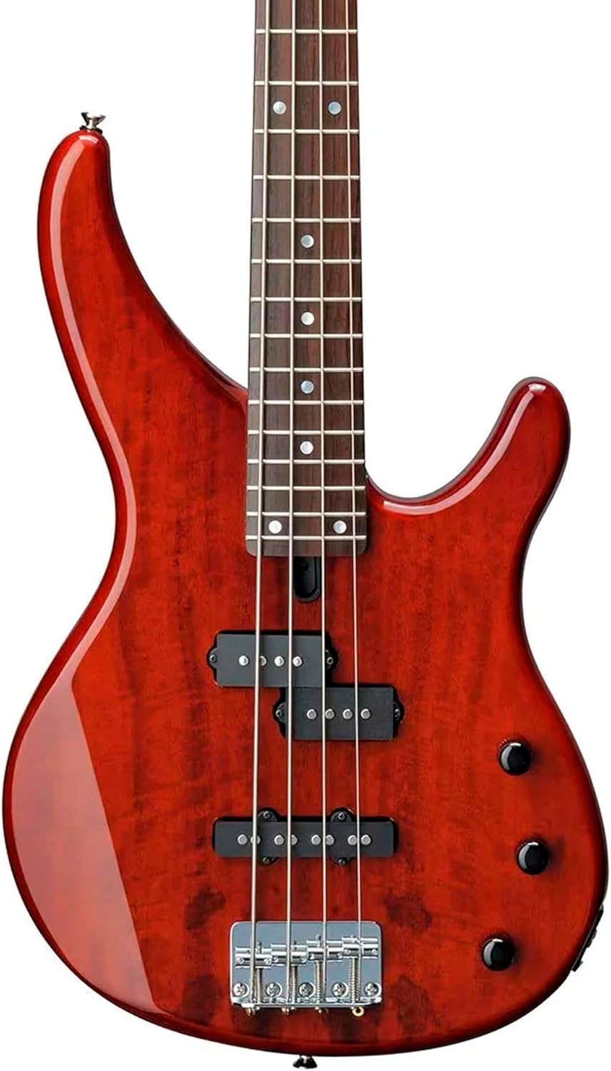 4 String Electric Bass Guitar Root Beer Finish 1/2 Size 122cm