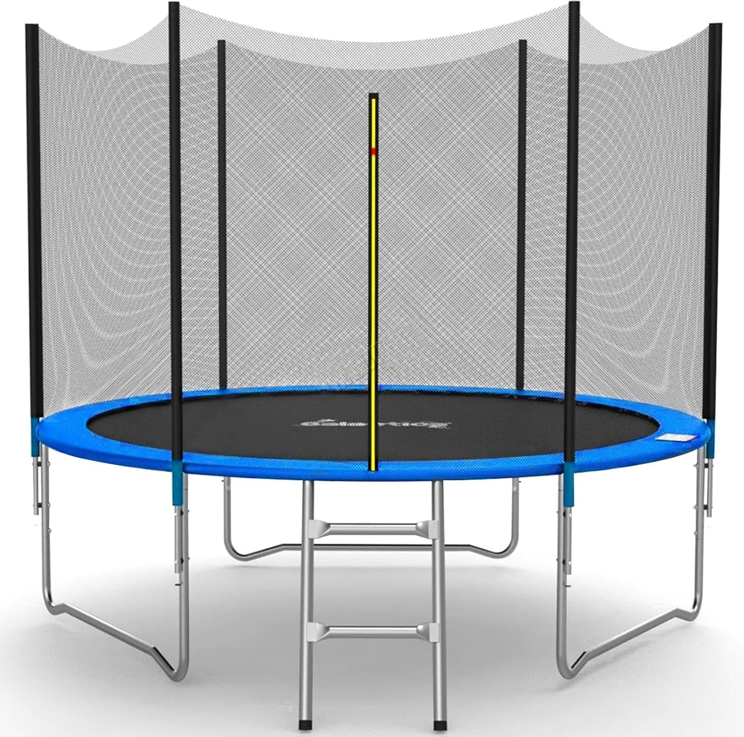 8ft Outdoor Garden Trampoline Kids Safety Net Ladder Set