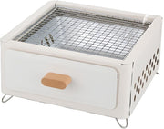 Portable Tabletop Charcoal Grill Stainless Steel Compact BBQ Oven for Camping