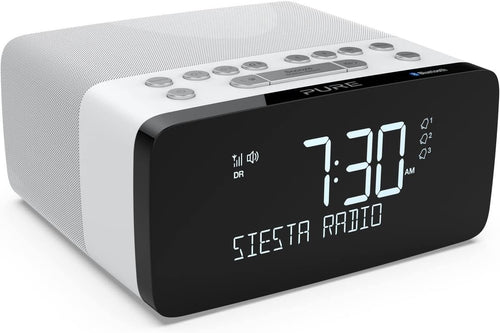 DAB DAB+ FM Alarm Clock Bluetooth Qi Wireless Charging Bedside Radio