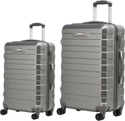 Check In Luggage Set 24” 28” Lightweight Hard Case TSA Spinner Wheels