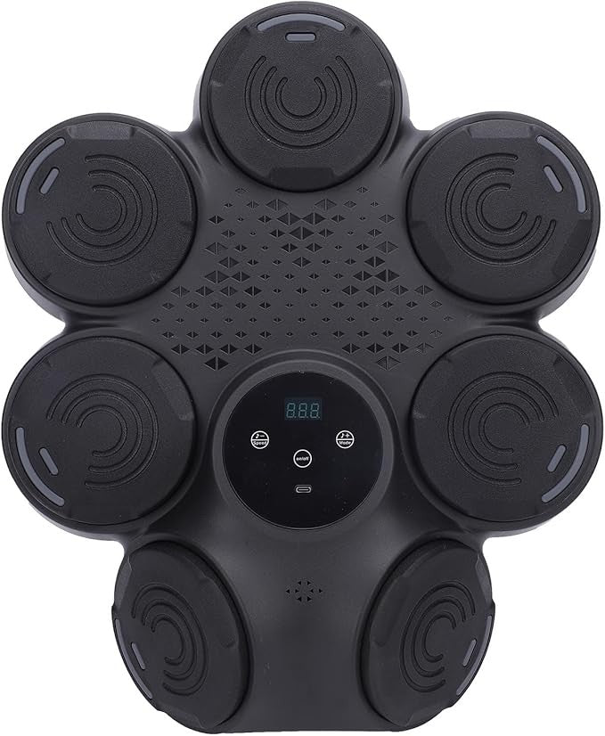 Smart Boxing Machine Wall Mount LED Reaction Adjustable Speed Home Gym