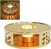 Stainless Steel Teapot Warmer Candle Holder Tea Coffee Heater