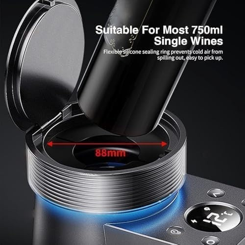 Electric Wine Cooler LED Digital Display Quiet Fast Cooling 2–20°C