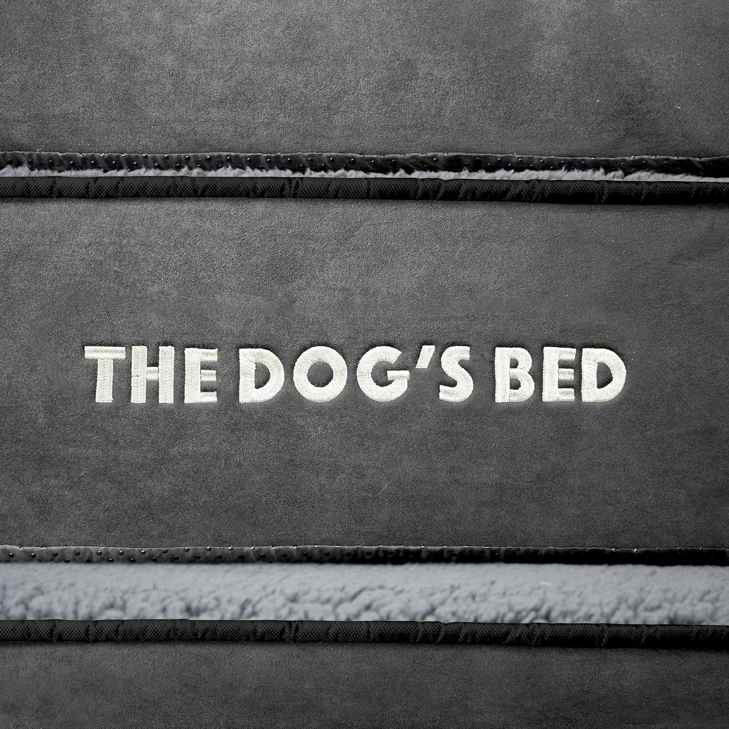 Large Orthopedic Dog Bed Plush Bolster Washable 89x63cm