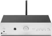 Compact Integrated Amplifier 2x40W Bluetooth DAC Phono Silver