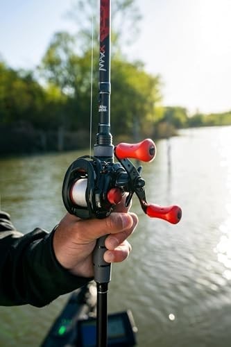 Baitcasting Fishing Rod Reel Combo Fast Action Carbon Predator Lure Set