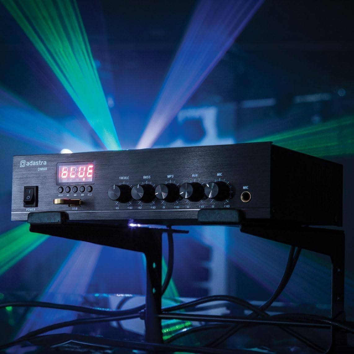 Digital 100V Mixer Amplifier 60W Bluetooth USB FM Small Sound System