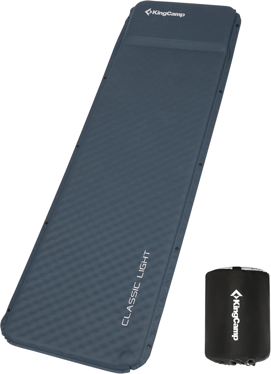 Self-Inflating Camping Mat 183x51x3cm Ultralight Sleeping Pad Air Mattress
