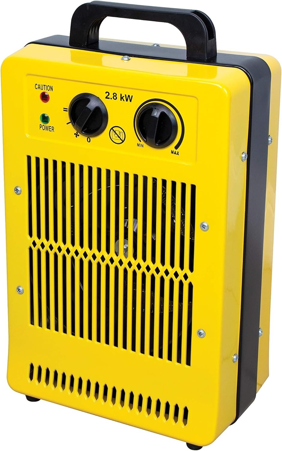Industrial Fan Heater 2800W Portable Thermostat Low Noise Dual Overheat Safe