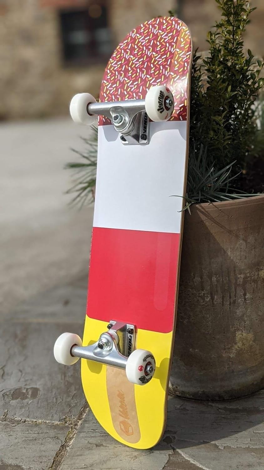 Kids Mini Skateboard 29in 7ply Maple Beginner Trick Board Smooth Wheels