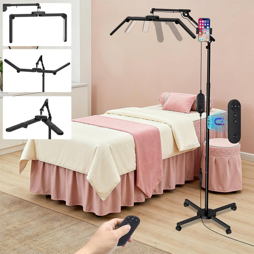 40W Foldable Square Lash Light LED Beauty Lamp Remote Dimmable