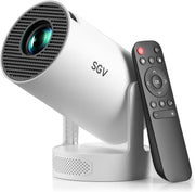 4K Smart Mini Projector Android 12 WiFi 6 Bluetooth Portable
