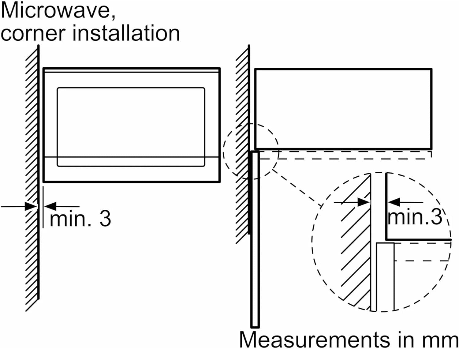 Built In Microwave Black Digital Touch Control