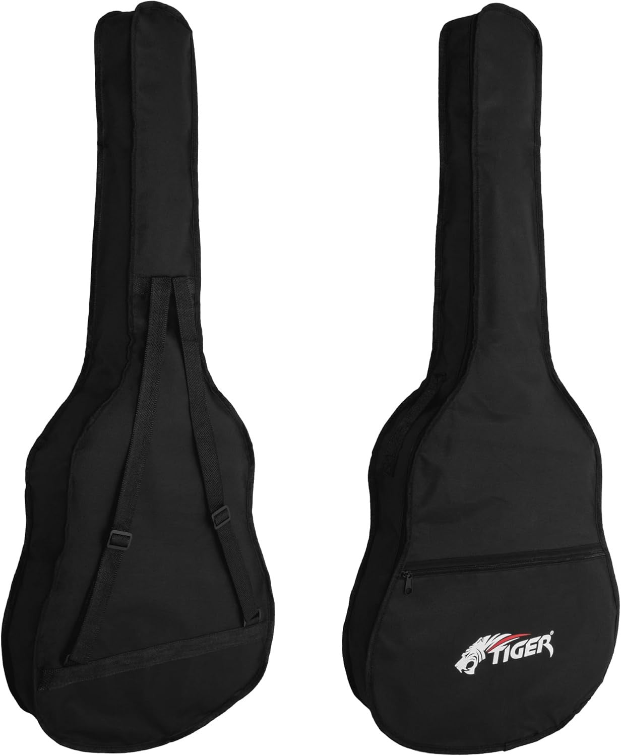 3/4 Size Acoustic Guitar Starter Kit Steel Strings Black