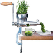 Manual Masticating Juicer Stainless Steel Leafy Greens Wheatgrass