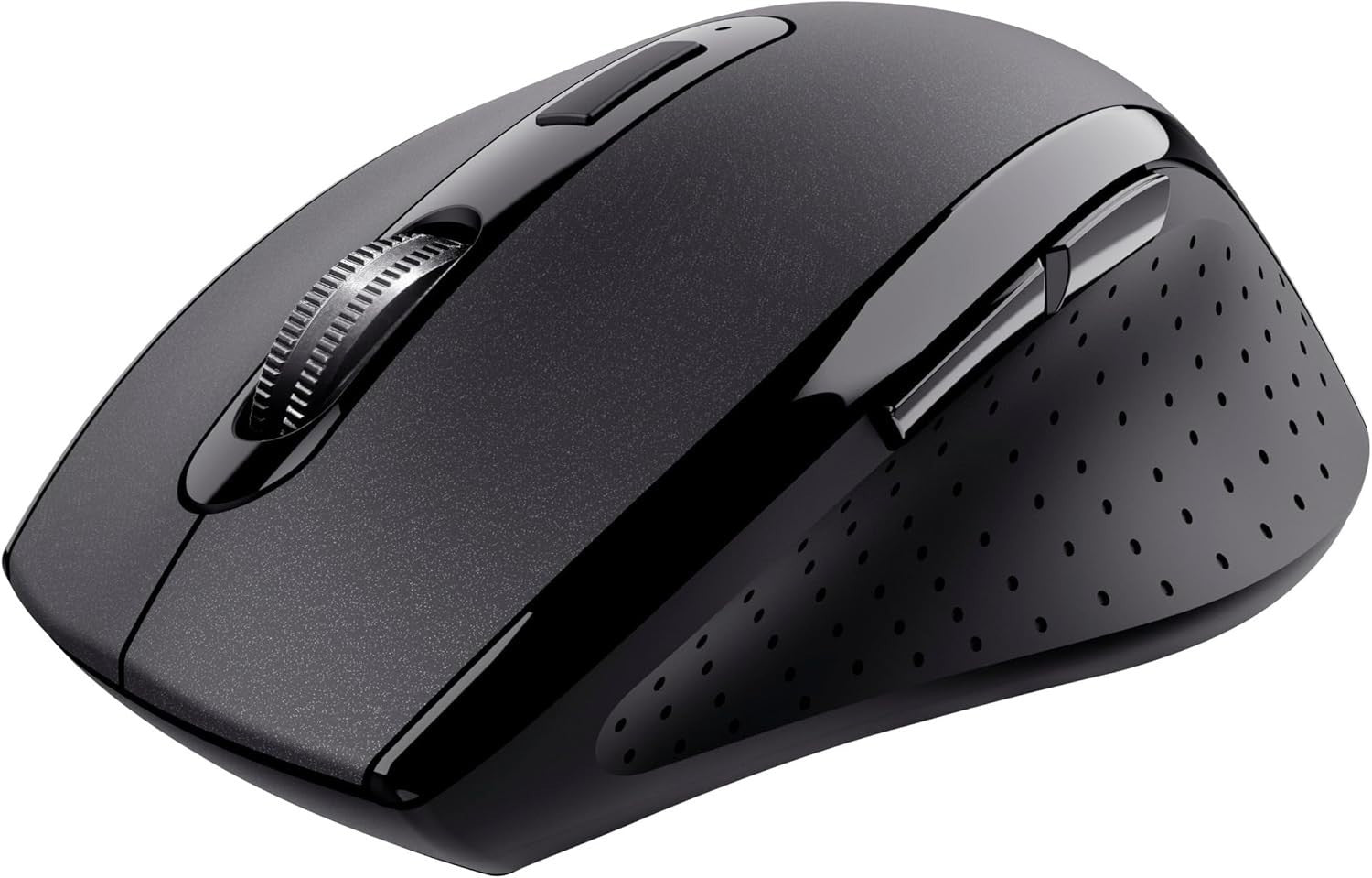 Wireless Mouse 6 Button Adjustable DPI 10m Range USB Black