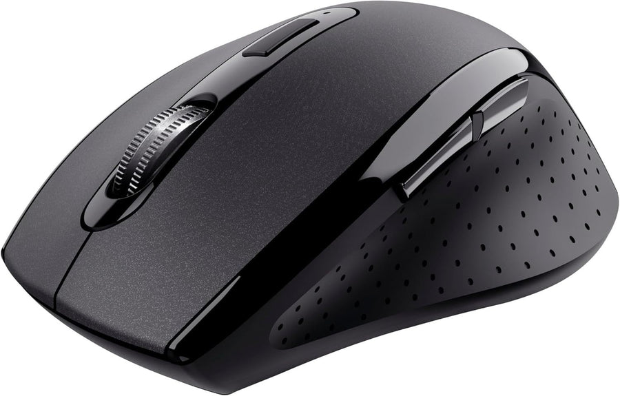 Wireless Mouse 6 Button Adjustable DPI 10m Range USB Black
