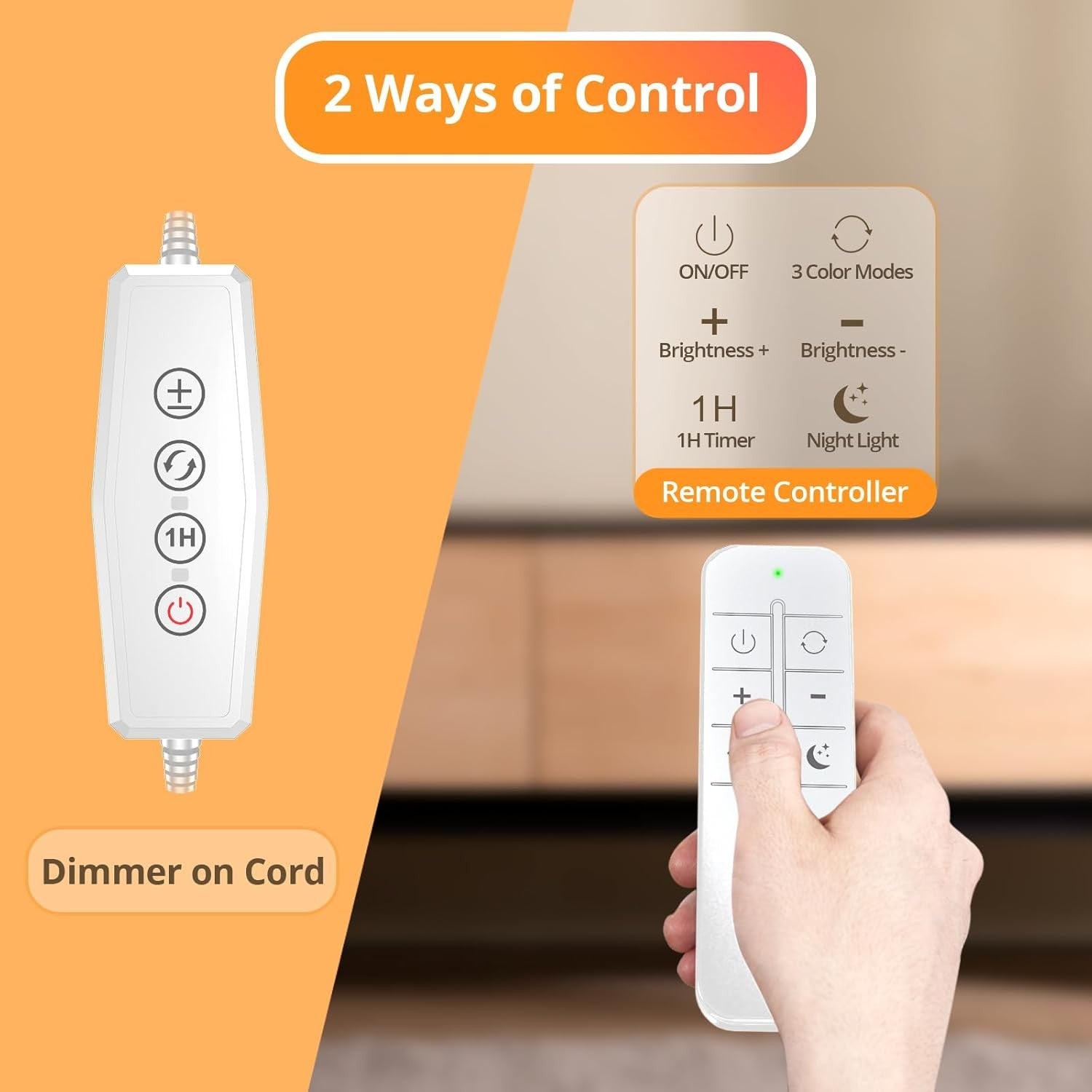 LED Floor Lamp Remote Control Dimmable Reading Light Flexible Gooseneck