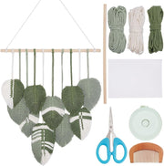 DIY Macrame Leaf Wall Hanging Kit for nursaryBoho Home Decor