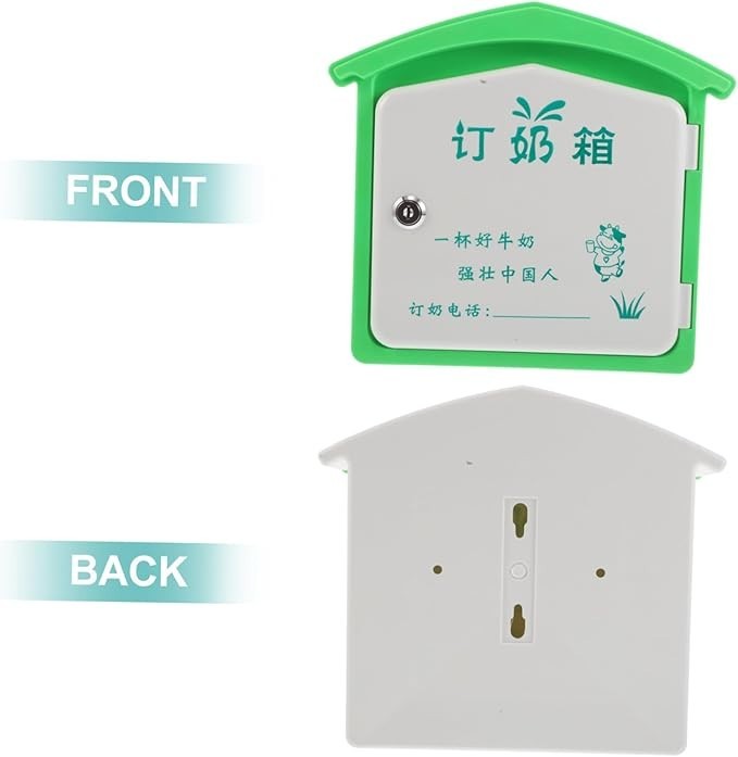 Secure Wall Mounted Outdoor Lock Box – Weatherproof Key Safe & Mail Storage