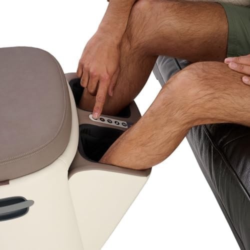 Luxury Ottoman Foot Massager with Heat & Air Compression Auto Programs