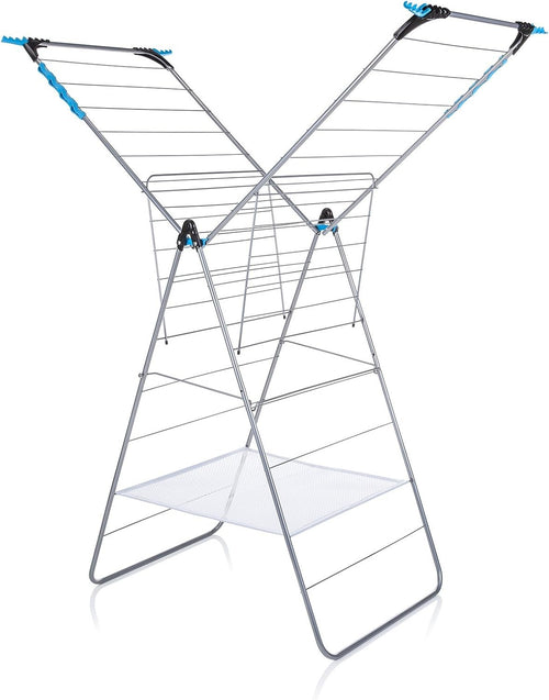 Extra Large Winged Clothes Airer 24m Drying Rack Folding Indoor Laundry