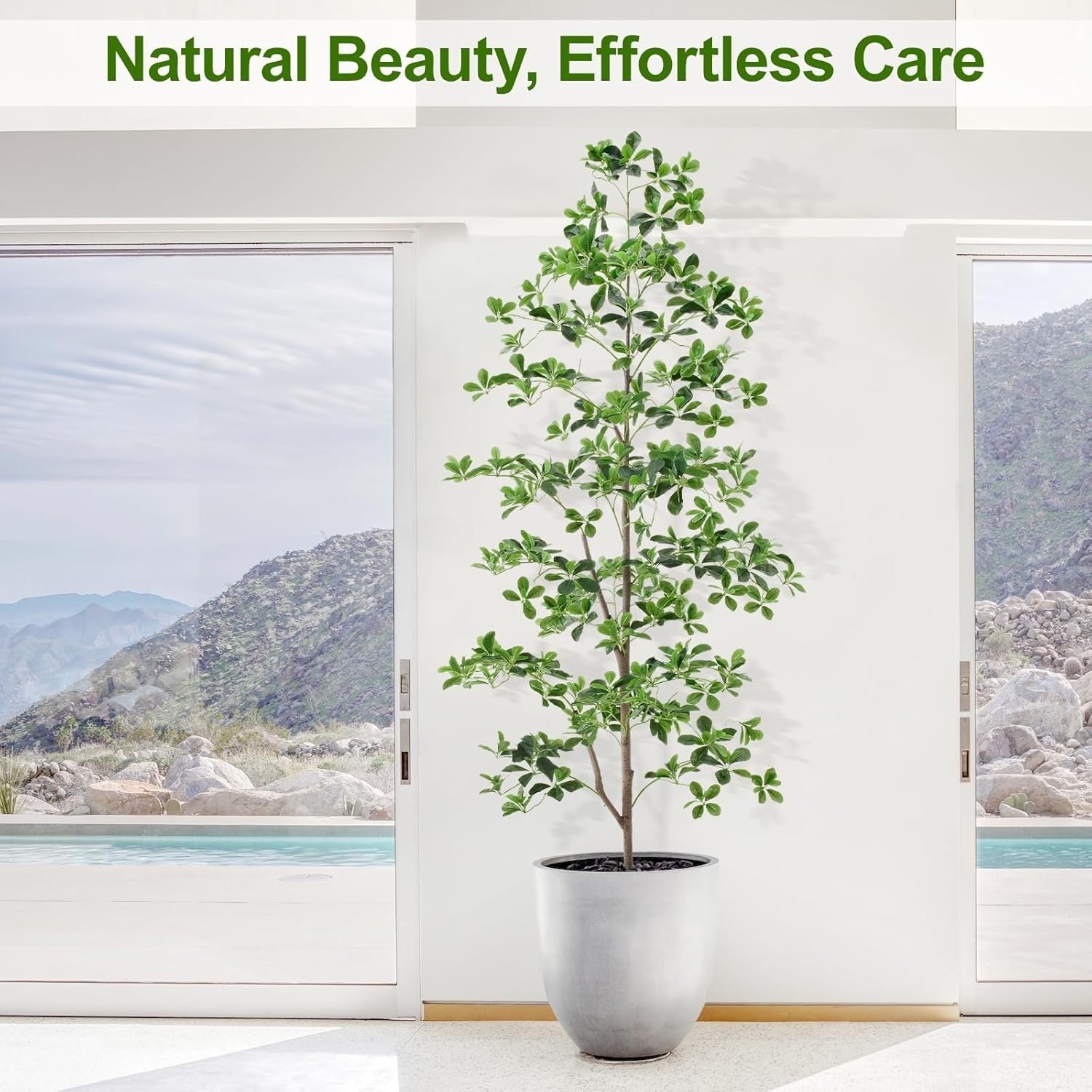 Artificial Olive Tree 210cm 7ft Lifelike Indoor Tall Potted Faux Greenery Decor