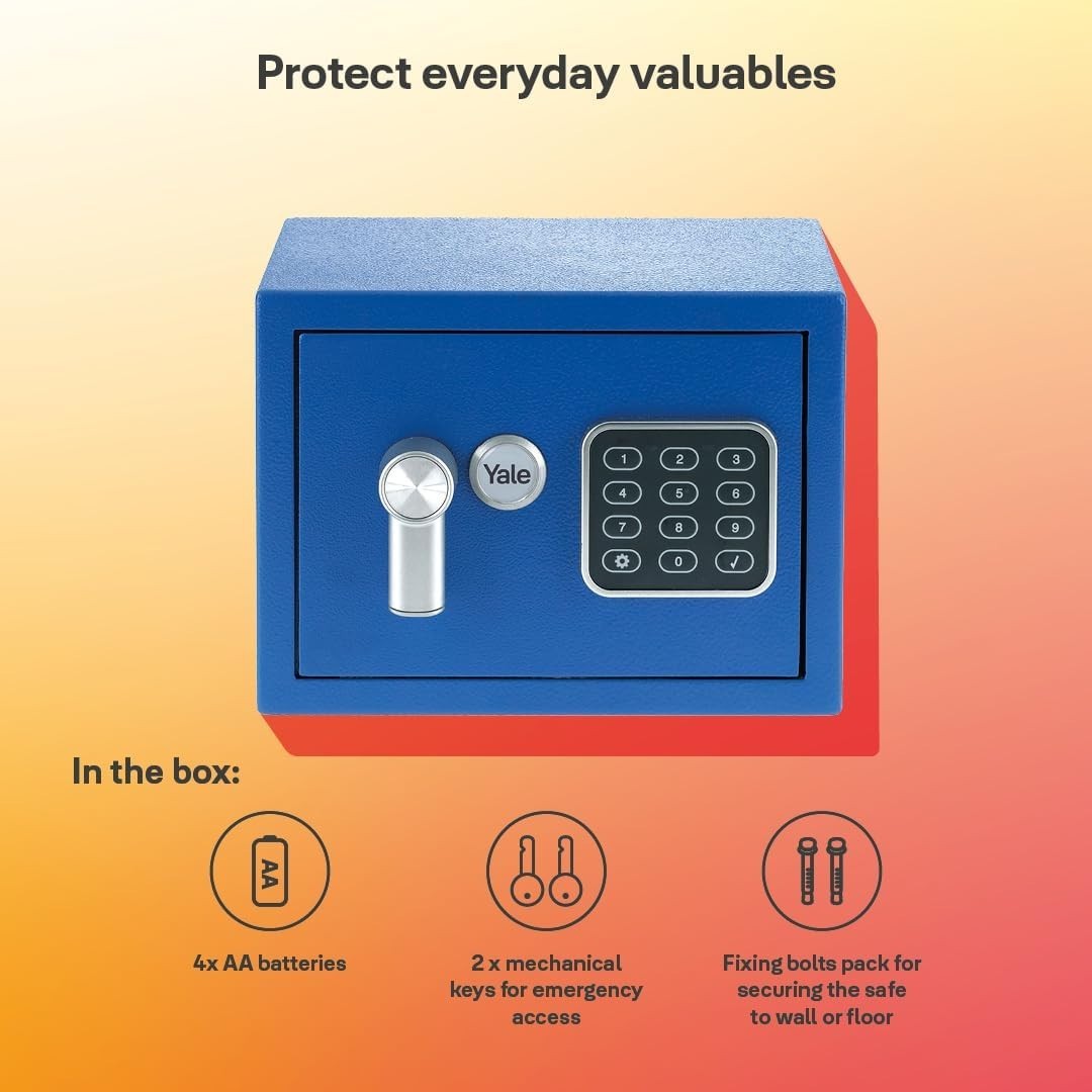 Electronic Mini Safe Box Digital Keypad Security Safe Cash Passport Lock