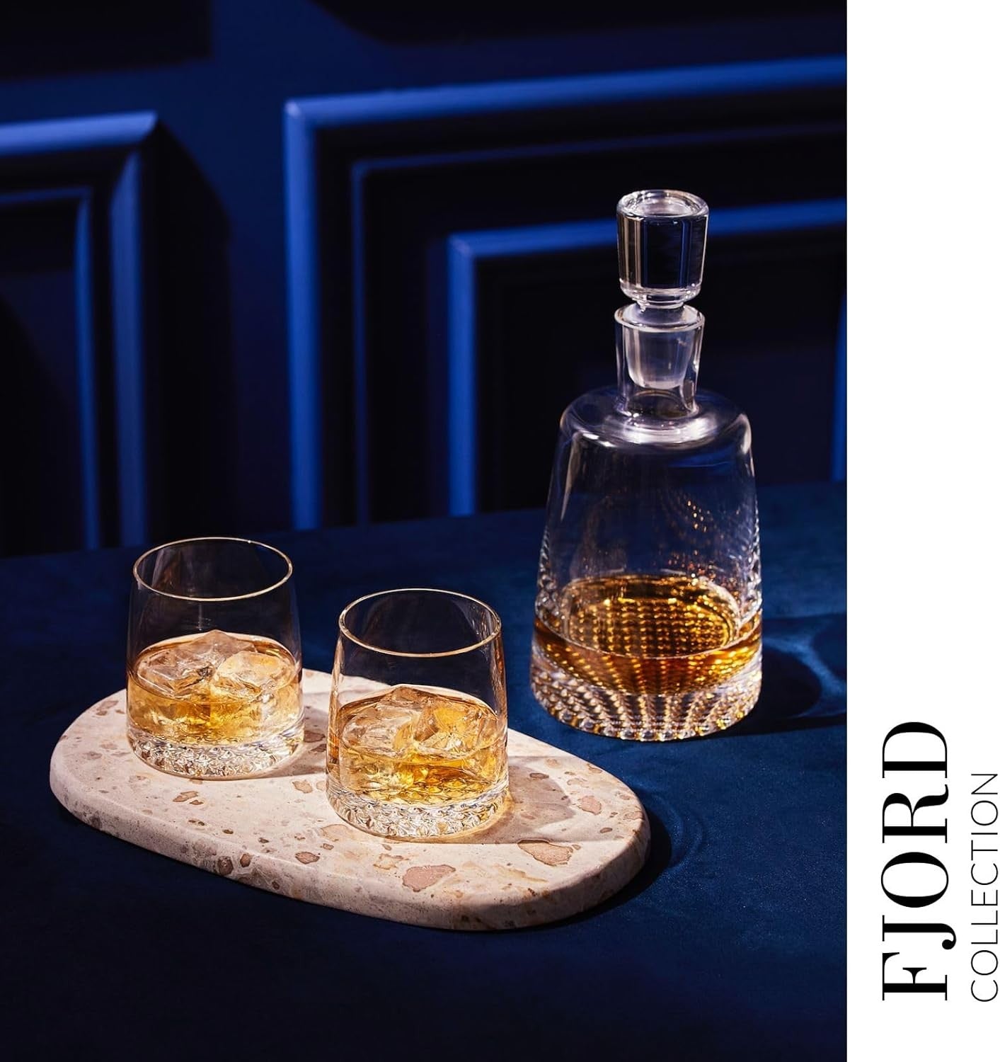 950ml Crystal Whisky Decanter Set with 6 Glasses | Premium Gift for Men
