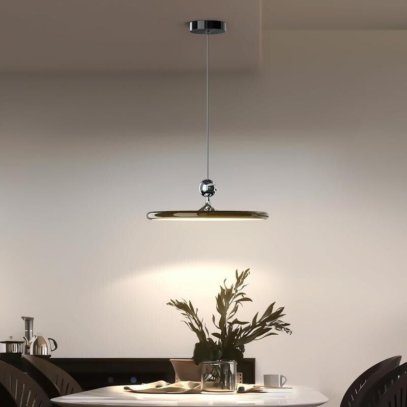 Dimmable LED Pendant Ceiling Light Remote Control Modern Hanging Chandelier