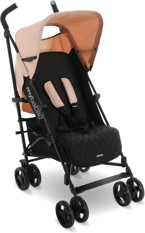 Lightweight Umbrella Stroller Compact Fold Travel Buggy Reclining Seat Pink