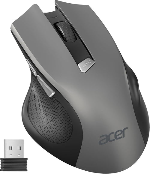 Ergonomic Wireless Mouse 2.4GHz 6-Button Adjustable DPI for Laptop PC
