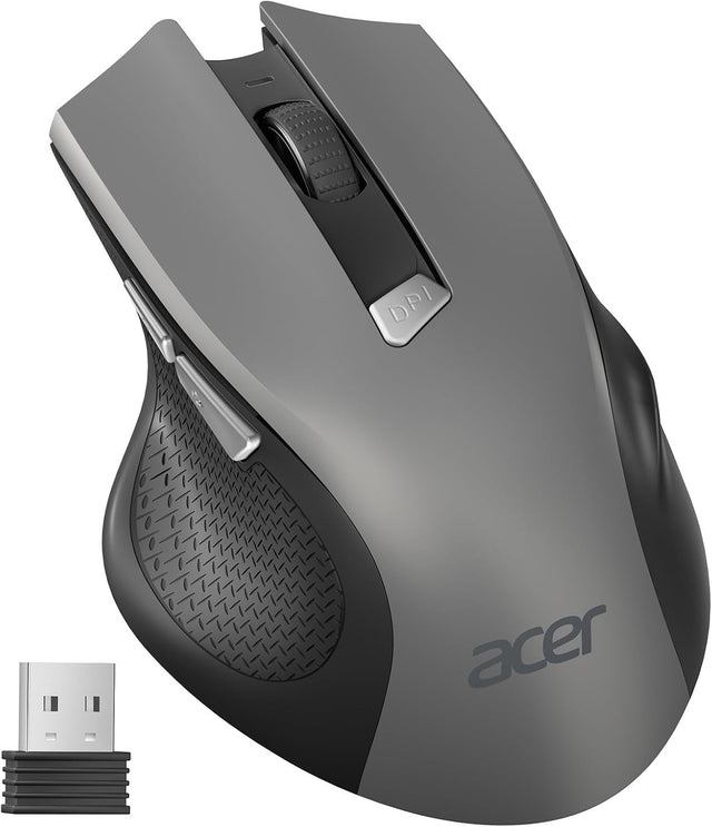 Ergonomic Wireless Mouse 2.4GHz 6-Button Adjustable DPI for Laptop PC