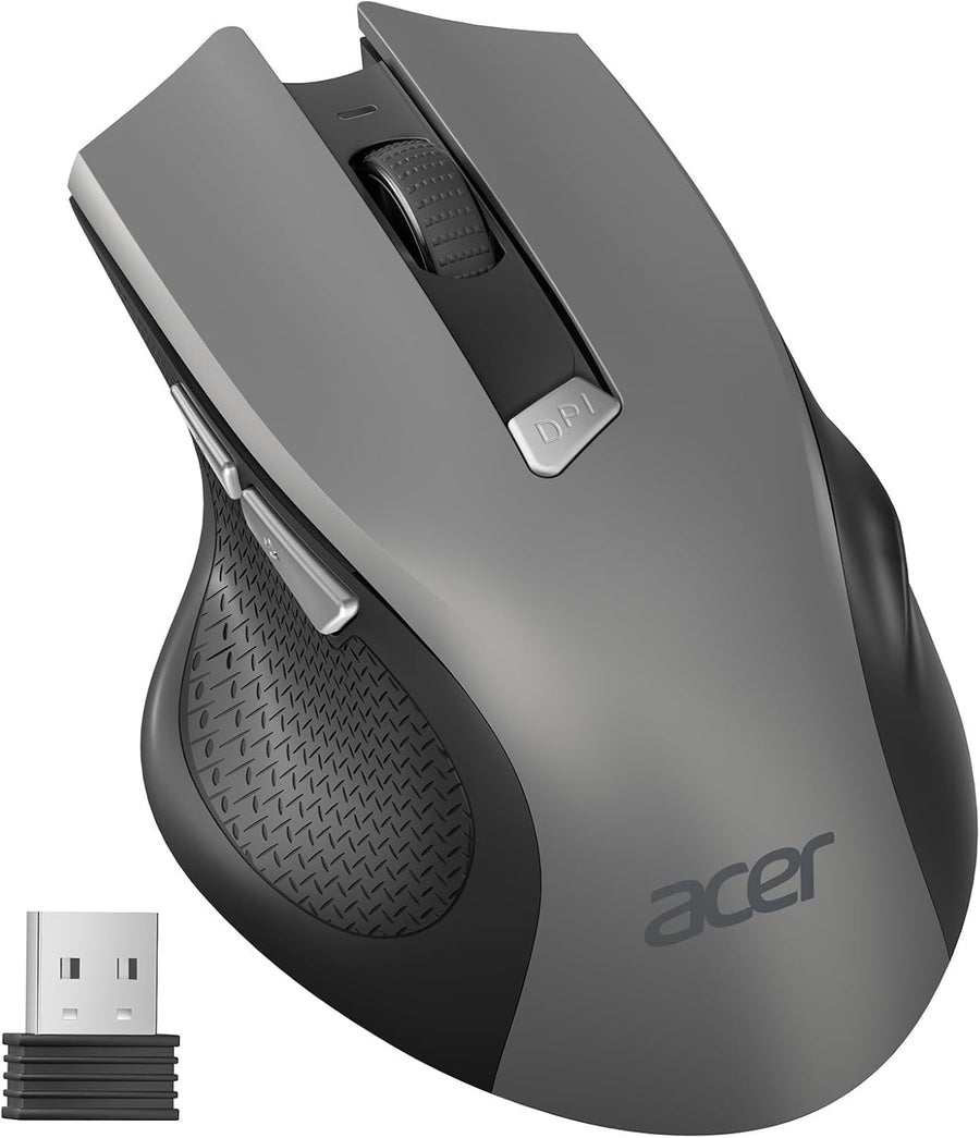 Ergonomic Wireless Mouse 2.4GHz 6-Button Adjustable DPI for Laptop PC