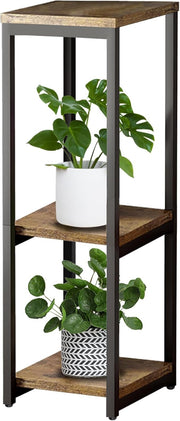 8 Tier Tall Metal Plant Stand with LED Grow Lights Indoor Multi Pot Shelf