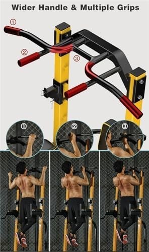Multi-Function Power Tower Squat Rack Pull Up Dip Station 660lbs