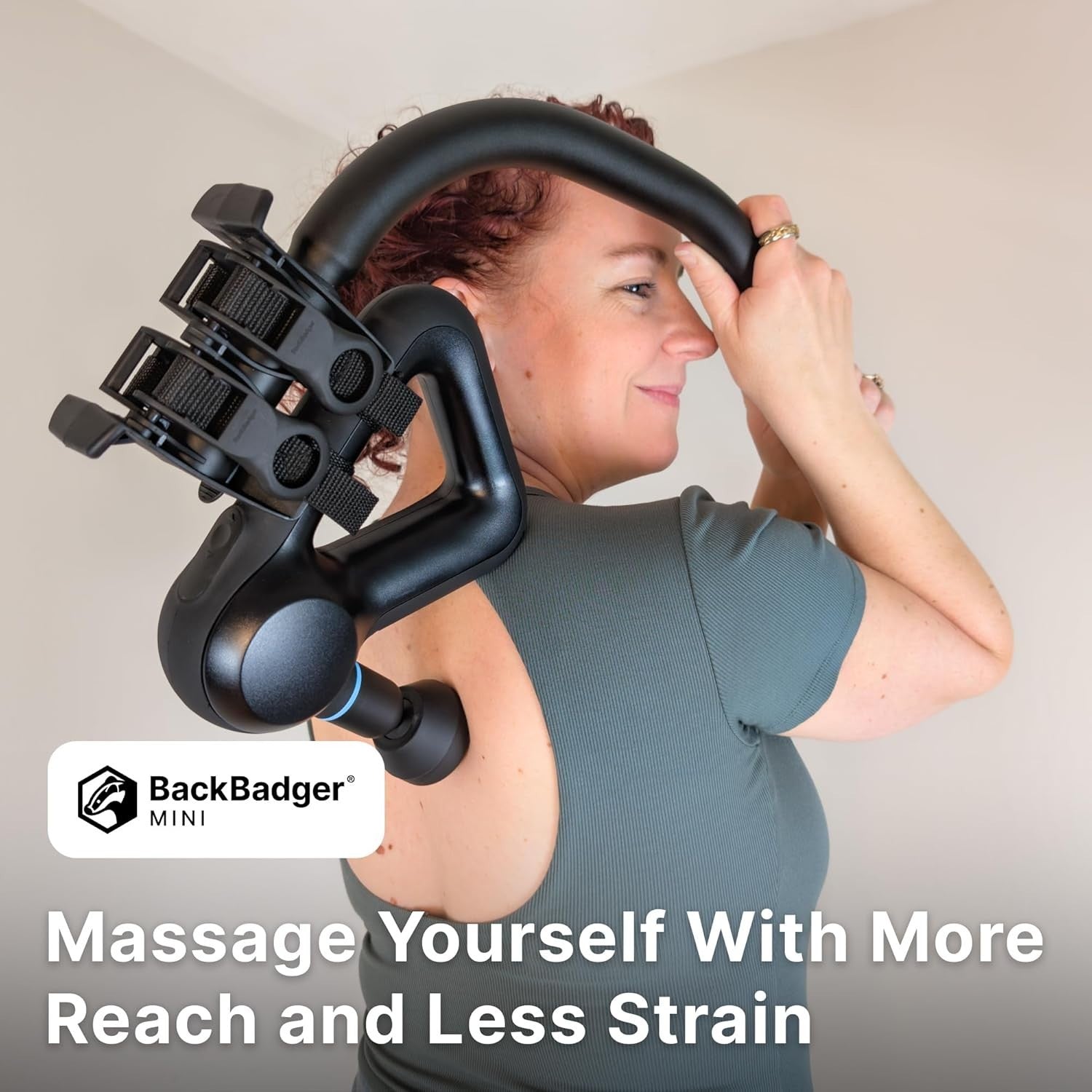 Massage Gun Back Extension Handle Holder Reach Tool Self Massage Aid