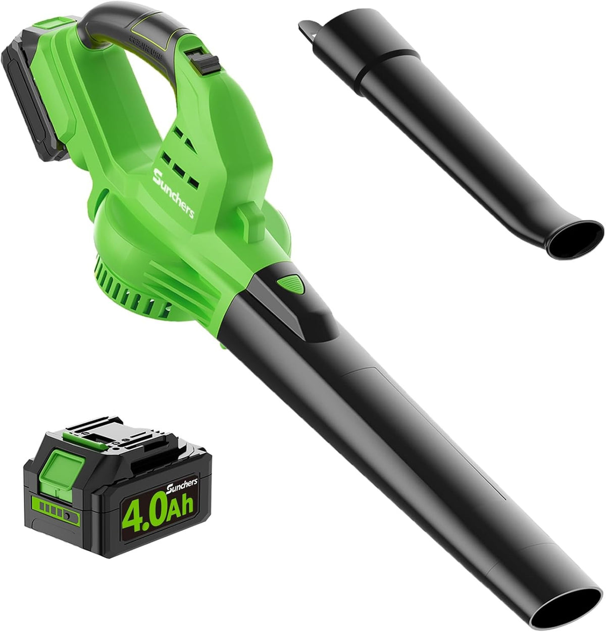 Cordless Leaf Blower 20V 135MPH Lightweight Handheld w/ Battery Charger