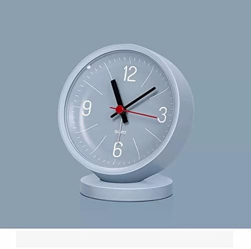 Silent Non-Ticking Alarm Clock Loud Bell Battery Bedside Heavy Sleepers