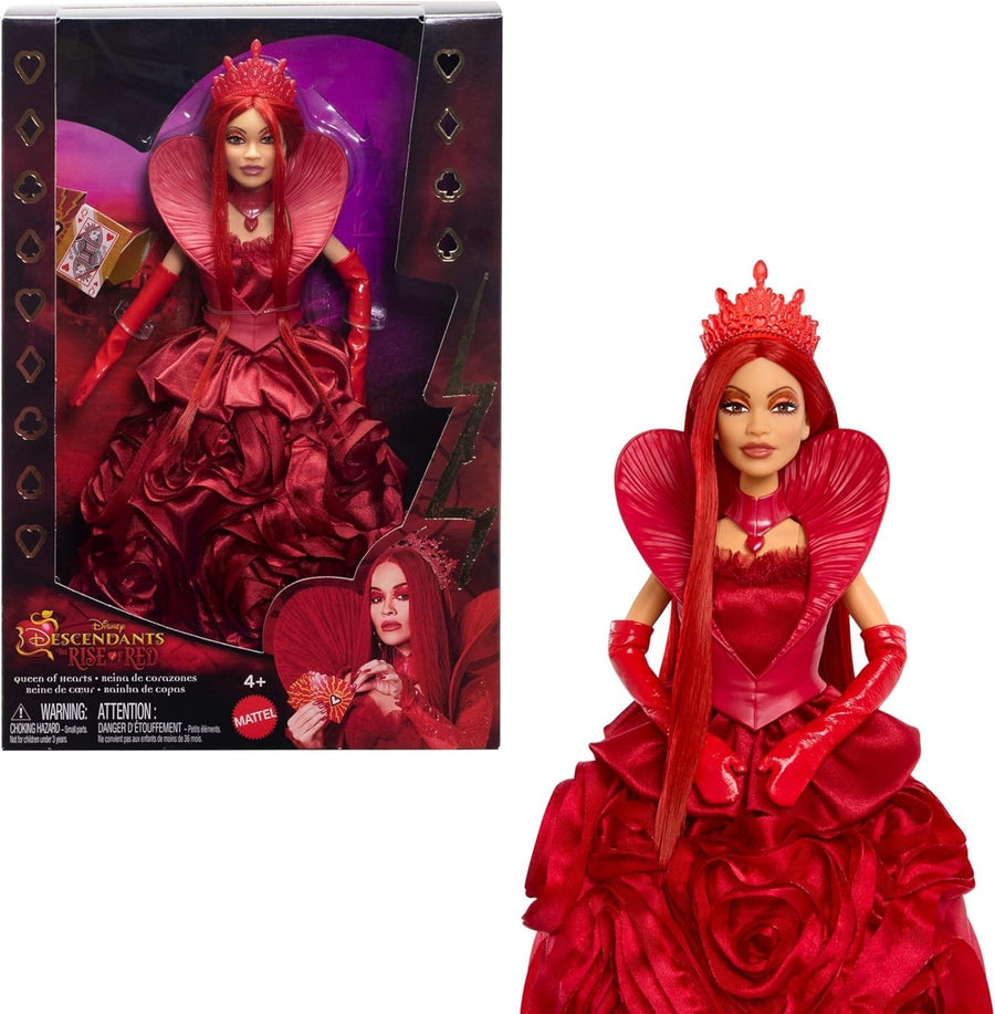 Movie Inspired Royal Fashion Doll Rose Gown Crown Articulated Stand