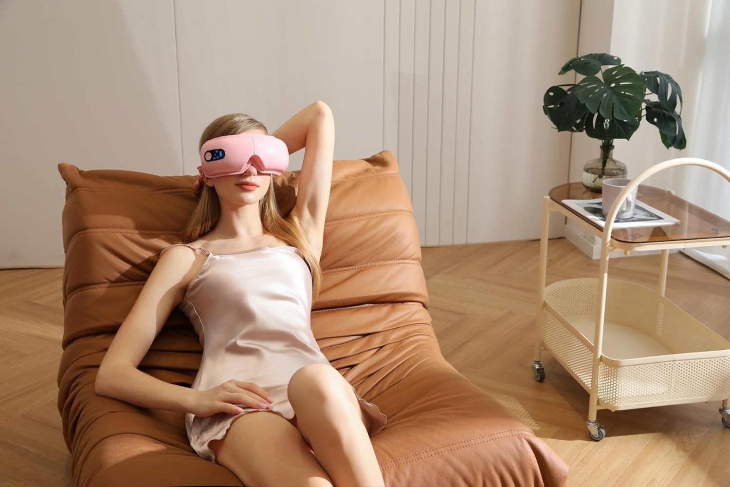 Heated Eye Massager Airbag Kneading Vibration Bluetooth