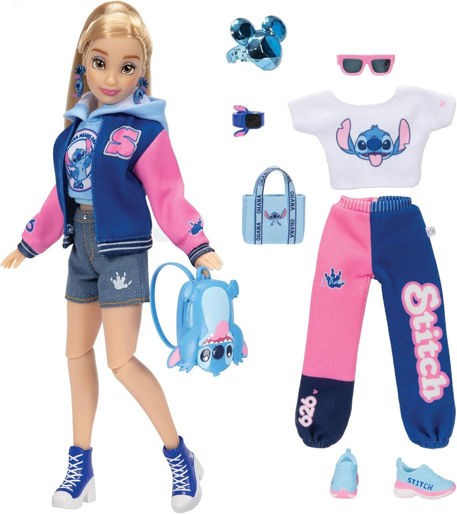 30cm Poseable Fashion Doll Varsity Jacket 2 Outfits Accessories Gift