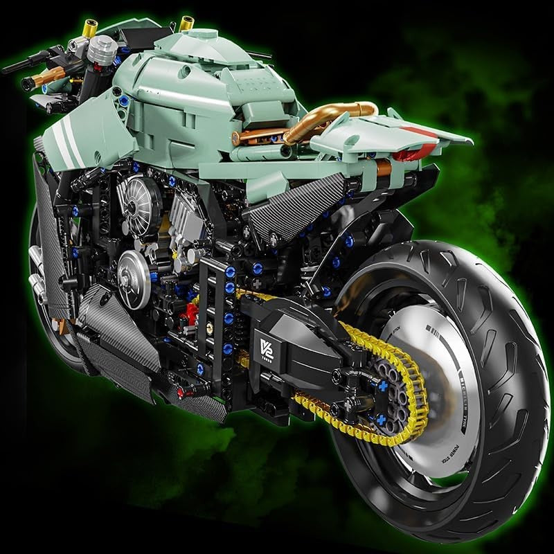 Motorcycle Building Blocks Toy Kit for Adults & Kids – 2176 PCS Fun Set