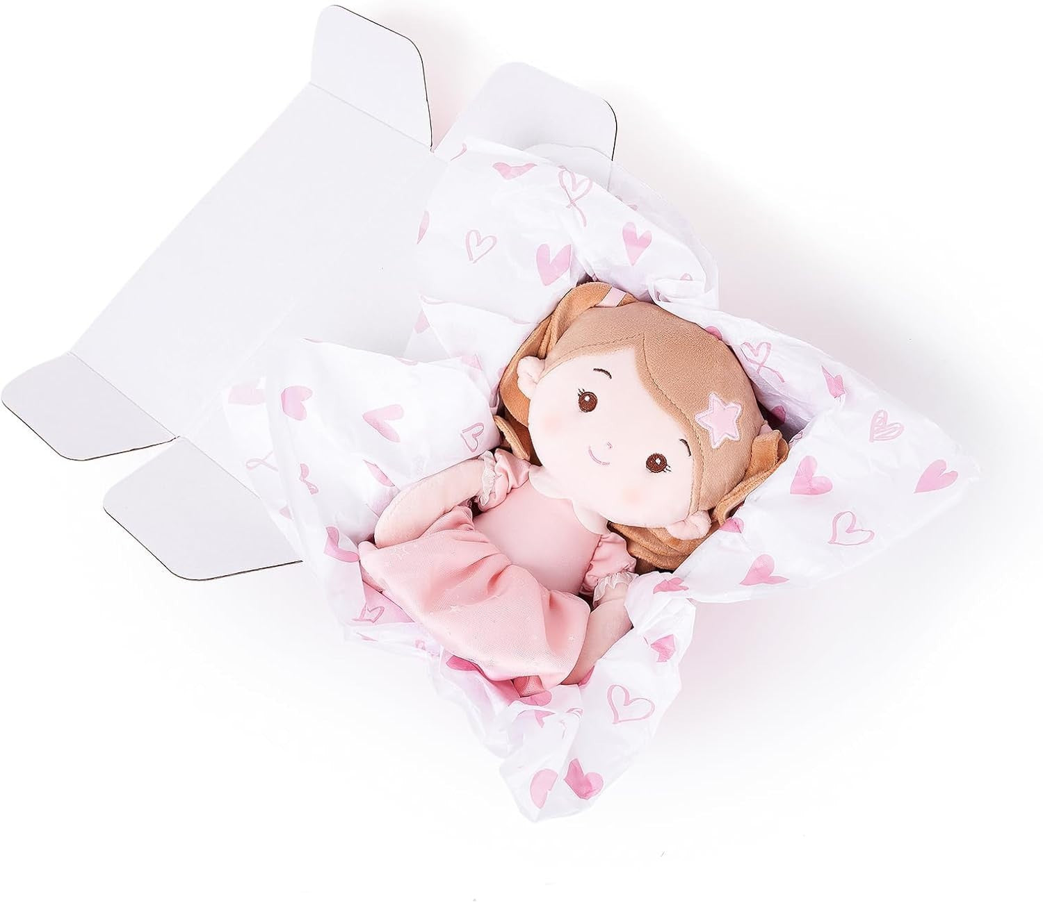 12” Soft Baby Doll Plush Rag Doll First Doll Toddler Gift
