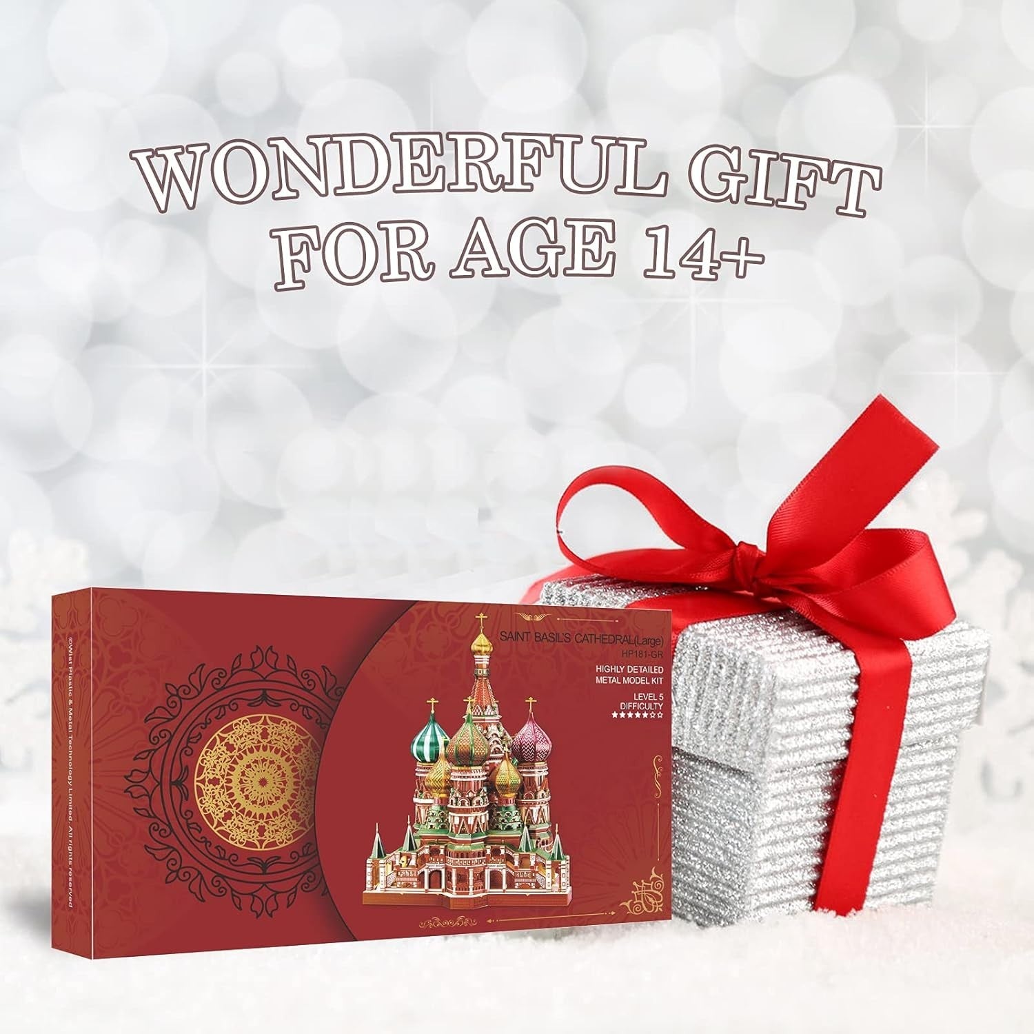3D Metal Puzzle Cathedral Model Kit | 711pcs DIY Architecture Gift
