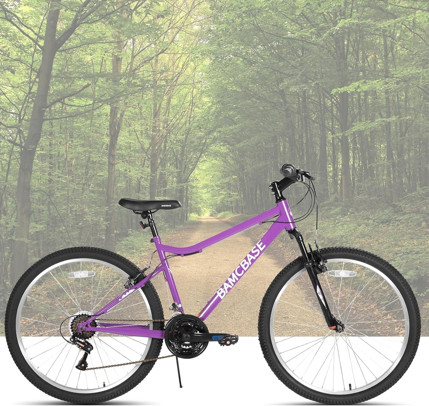 Ladies 26” Mountain Bike 18 Gear V-Brakes Sturdy Frame Front Suspension